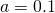 a=0.1