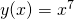 y(x) = x^7